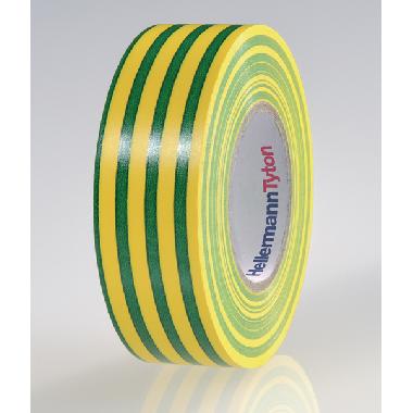 Nastro PVC 19x20 GNYE HTAPE-FLEX15-19x20 - HELLERMANNTYTON 710-00157 product photo Photo 01 3XL