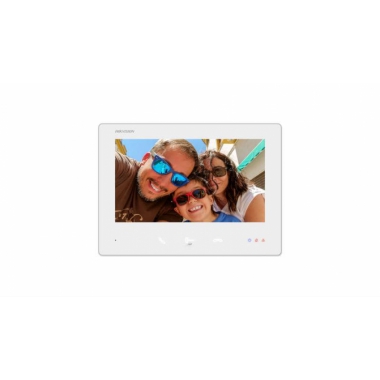 VIDEO POSTAZIONE INTERNA 2 FILI HD TOUCH SCREEN DA 7 POLLICI CON ALTA RISOLUZIONE 1024*600 - HIKVISION DS-KH7300EY-TE2/WHIT product photo Photo 01 3XL