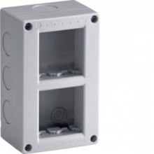 BOX CONTENITORE VERTICALE IP40 GRIGIO 4(2X2) - BOCCHIOTTI BOXIP4004VRGRI product photo