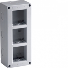 BOX CONTENITORE VERTICALE IP40 GRIGIO 6(2X3) - BOCCHIOTTI BOXIP4006VRGRI product photo