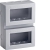 BOX CONTENITORE VERTICALE IP55 GRIGIO 8(4X2) - BOCCHIOTTI BOXIP5508VRGRI product photo Photo 01 2XS