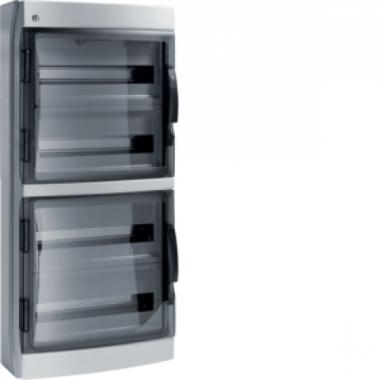 CENTRALINO PARETE 72 MODULI GRIGIO IP65 - BOCCHIOTTI IP6572GRI product photo Photo 01 3XL