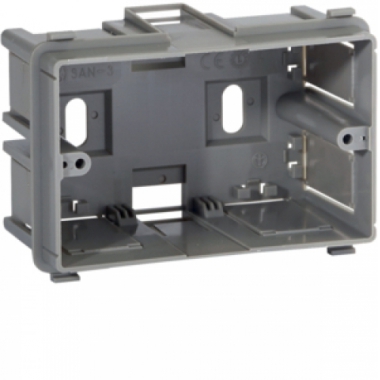 SCATOLA PORTAPPARECCHI 3 MODULI - BOCCHIOTTI SAN3 product photo Photo 01 3XL