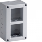 BOX CONTENITORE VERTICALE IP40 GRIGIO 4(2X2) - BOCCHIOTTI BOXIP4004VRGRI product photo