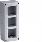 BOX CONTENITORE VERTICALE IP40 GRIGIO 6(2X3) - BOCCHIOTTI BOXIP4006VRGRI product photo