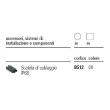 B51200 - B51200 - SCATOLA DI CABLAGGIO PER IWAY-PENCIL D=90 E - I GUZZINI ILLUMINAZIONE 3.B512.000.0 product photo