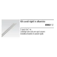 MWG112 - MWG112 - NR.5 SUPPORTI RIGIDI ALLUMINIO L=1000 PER INSTALLAZIONE L - I GUZZINI ILLUMINAZIONE 3.MWG1.012.0 product photo