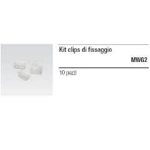 MWG201 - MWG201 - NR.10 CLIPS POLIC.DI FISSAGGIO A PARETE LED - I GUZZINI ILLUMINAZIONE 3.MWG2.001.0 product photo
