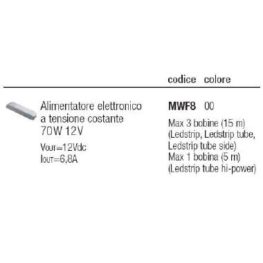 MWF8000 - LEDSTRIP ALIMENT.ELETTR.70W 12V - I GUZZINI ILLUMINAZIONE 3.MWF8.000.0 product photo Photo 01 3XL