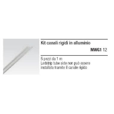 MWG112 - MWG112 - NR.5 SUPPORTI RIGIDI ALLUMINIO L=1000 PER INSTALLAZIONE L - I GUZZINI ILLUMINAZIONE 3.MWG1.012.0 product photo Photo 01 3XL
