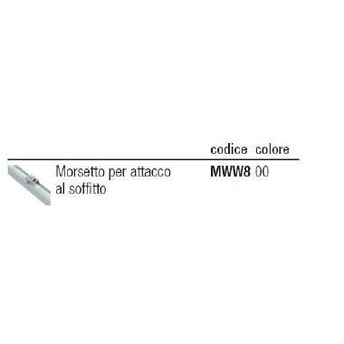 MWW800 - MWW800 - ATTACCO A SOFFITTO IN ACCIAIO PER BINARIO STAND - I GUZZINI ILLUMINAZIONE 3.MWW8.000.0 product photo Photo 01 3XL