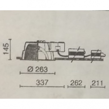 INCAS.GRANDE SIST.43 C/RIFL.2X - I GUZZINI ILLUMINAZIONE 3407.39 product photo Photo 02 3XL