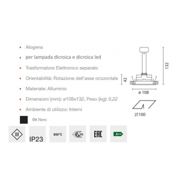 INCAS.LASER QUADR.ORIENT.50W 1 - I GUZZINI ILLUMINAZIONE 8000.04 product photo Photo 02 3XL