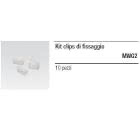 MWG201 - MWG201 - NR.10 CLIPS POLIC.DI FISSAGGIO A PARETE LED - I GUZZINI ILLUMINAZIONE 3.MWG2.001.0 product photo