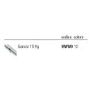 MWW910 - MWW910 - GANCIO IN ZAMA PER BINARIO STANDARD E INCAS - I GUZZINI ILLUMINAZIONE 3.MWW9.010.0 product photo
