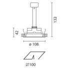 INCAS.LASER QUADR.ORIENT.50W 1 - I GUZZINI ILLUMINAZIONE 8000.14 product photo