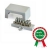 MORSETTIERA EQUIPOTENZIALE TERRA CON COPERCHIO RAME 6 INGRESSI FORI - CONTACT ITALIA CM-E0125 product photo Photo 01 2XS