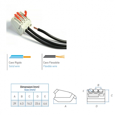 MORS.INN.RAP.CLIP  RIG./FLEX 3 - CONTACT ITALIA MRL222-3 product photo Photo 01 3XL