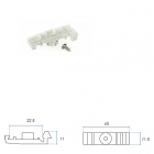1 PEZZO MORSETTO ELETTRICO ISOLATO A CAPPUCCIO MULTIPLO 4X16 MM (4-6-10-16) - CONTACT ITALIA C00.4 product photo