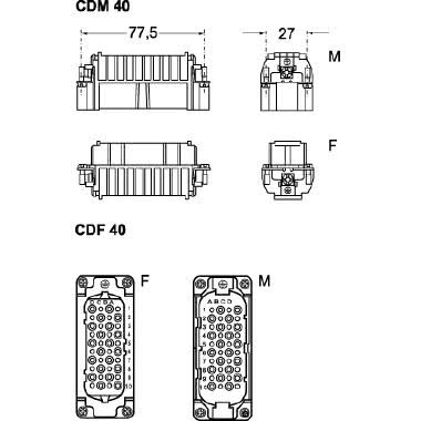 FRUTTO SPINA 40 POLI - ILME CDM40 product photo Photo 02 3XL