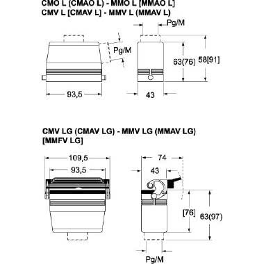C.M.1L.B.6P.500V.VE.PG21 - ILME CMV06L product photo Photo 02 3XL