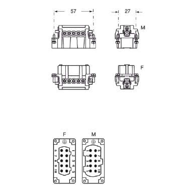 F.PRESA 16A 10P TEG - ILME CNEF10T product photo Photo 02 3XL