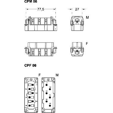 FRUTTO SPINA 6 POLI - ILME CPM06 product photo Photo 02 3XL