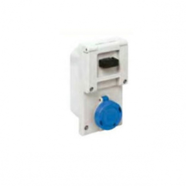 PRESA INTERBL.2P+T 32A 6H C/FUS.230V IP55 - ILME KI3263IB5 - ILME KI3263IB5 product photo Photo 01 3XL