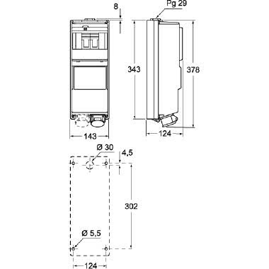 ILME PB 16220 T1 PRESA INTERBL - ILME PB16220T2 - ILME PB16220T2 product photo Photo 02 3XL