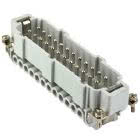 frutto spina, serie JNE, connessione con morsetto a vite, 24 poli + PE, 16 A 500 V 6 kV 3, grandezza  '104.27', con piastrina - ILME JNEM24 product photo