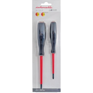 INTERCABLE 1399005 - Set giraviti composto da due giraviti con lama combinata ''Philips'' (PH) - INTERCABLE 1399005 - INTERCABLE 1399005 product photo Photo 01 3XL