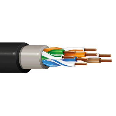 LAN 4X2 AWG 24 UTP C.5E PE NE - ITC - INDUSTRIA TECNICA CAVI 44UEDPNB500 - ITC - INDUSTRIA TECNICA CAVI 44UEDPNB500 product photo Photo 01 3XL