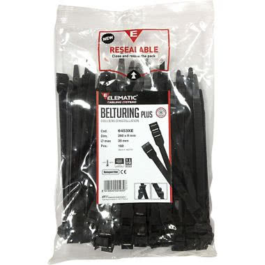 ELEMATIC FASC. NYLON NERA BELT - ITW CONSTR.PROD.ITALY 6454XE - ITW CONSTR.PROD.ITALY 6454XE product photo Photo 06 3XL