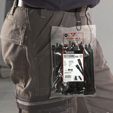 Fascetta NYLON NERA BELTURING 360X9 - ITW CONSTR.PROD.ITALY 6455XE product photo Photo 09 3XL