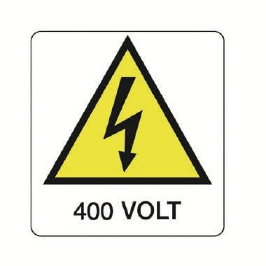 CARTELLO TENSIONE 400V - ITALWEBER 1911330 - ITALWEBER 1911330 product photo Photo 01 3XL