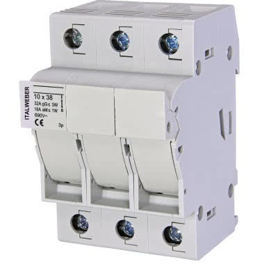 PORTAF. SEZ.DCH 3X38 32A 690V - ITALWEBER 2343038 - ITALWEBER 2343038 product photo Photo 01 3XL