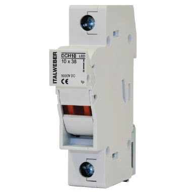 PORTAF SEZ.DCH 2X38 25A 1000V DC - ITALWEBER 2342038D - ITALWEBER 2342038D product photo Photo 01 3XL