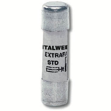 Fusibile cilindrico 10,3 x 38 mm - Tipo: A102QS-F con omologazione UR - Curva: gR extrarapida - Corrente = 20A - Tensione = 690V - ITALWEBER 1485023 product photo Photo 01 3XL