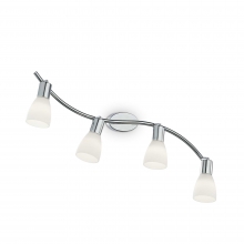 FARETTO 4 LUCI SNAKE PL4 CROMO - IDEAL LUX 002781 product photo