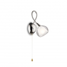 LAMPADA DA PARETE APPLIQUE TENDER AP1 TRASPARENTE - IDEAL LUX 004235 product photo