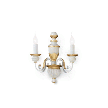 LAMPADA APPLIQUE FIRENZE AP2 BIANCO ANTICO - IDEAL LUX 012902 product photo