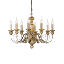 LAMPADA SOSPENSIONE FIRENZE SP8 ORO ANTICO - IDEAL LUX 020839 product photo
