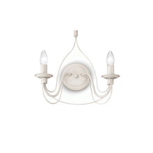 LAMPADA APPLIQUE CORTE AP2 BIANCO ANTICO - IDEAL LUX 028460 product photo