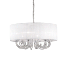 LAMPADA SOSPENSIONE SWAN SP6 BIANCO - IDEAL LUX 035826 product photo
