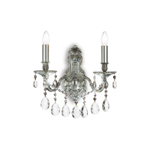 LAMPADA APPLIQUE GIOCONDA AP2 ARGENTO - IDEAL LUX 044910 product photo