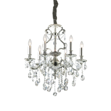 LAMPADA SOSPENSIONE GIOCONDA SP6 ARGENTO - IDEAL LUX 044927 product photo