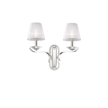 LAMPADA APPLIQUE PEGASO AP2 BIANCO - IDEAL LUX 059211 product photo