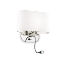 LAMPADA APPLIQUE SHERATON AP2 BIANCO - IDEAL LUX 074900 product photo