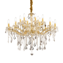 LAMPADA SOSPENSIONE FLORIAN SP1 8 ORO - IDEAL LUX 075181 product photo
