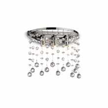 LAMPADA DA PARETE APPLIQUE MOONLIGHT AP3 CROMO - IDEAL LUX 077833 product photo